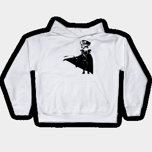 Phoenix minimal silhouette white Kids Hoodie